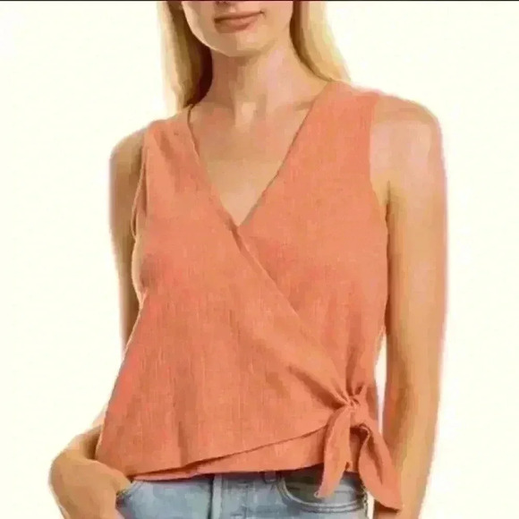 MADEWELL Texture & Thread Wrap-Tie Tank Top Style: L8969 Sz M Side Tie office - Picture 1 of 9